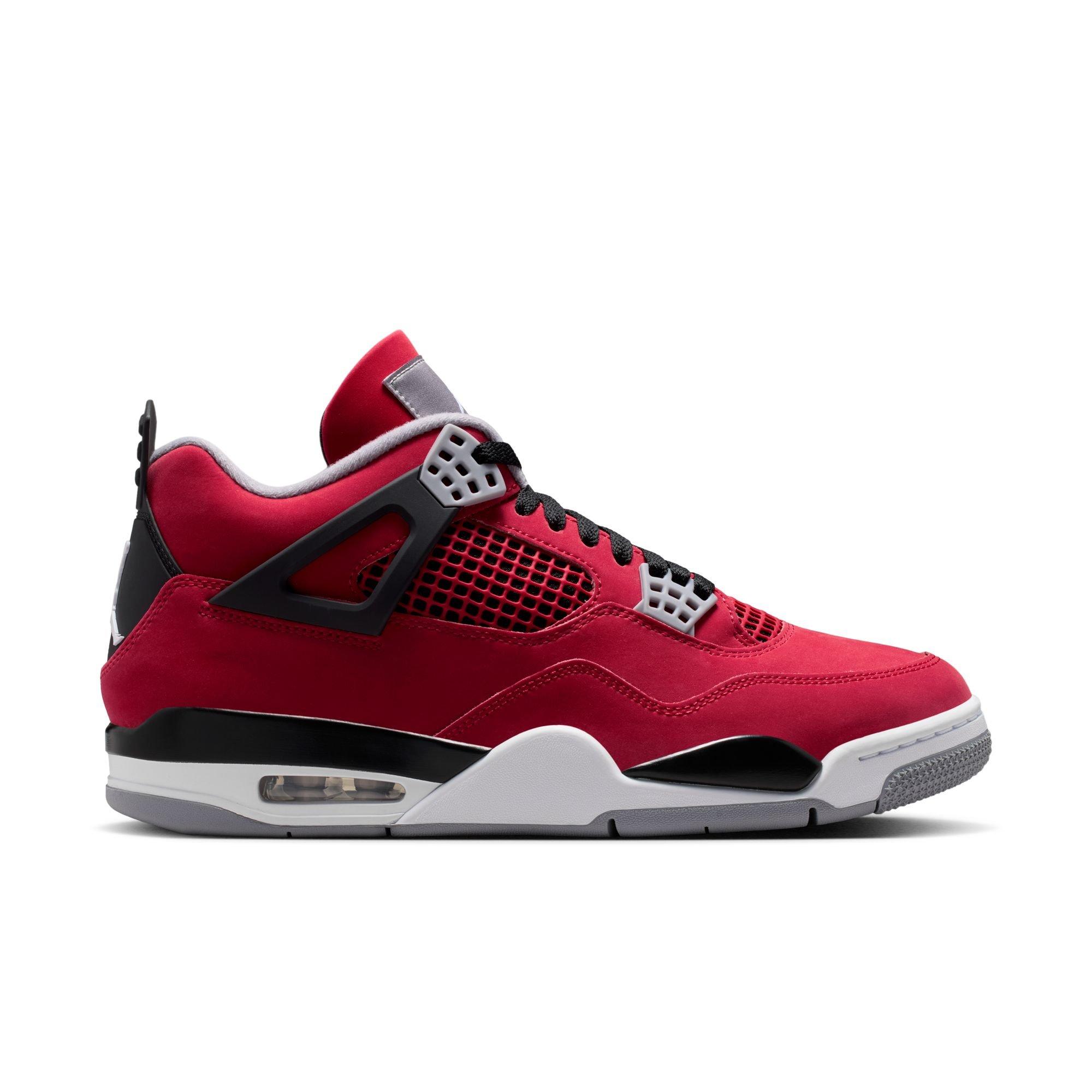 Jordan 4 Retro "Toro Bravo" Men's Shoe - FIRE RED/WHITE/BLACK/CEMENT GREY